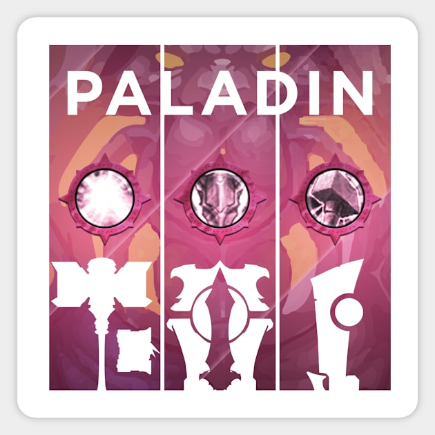 Paladin - Specialization & Artifact Weapon Sticker by Sentinel777
